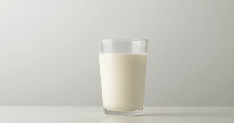 Protein in One Glass Of Milk - Nutrition Chart
