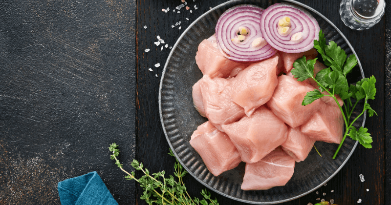 Protein in 300 Gm of Chicken Breast & Thigh
